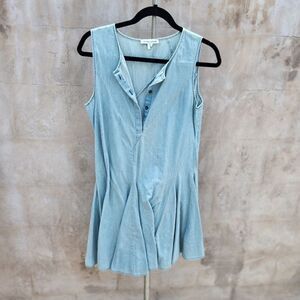 Heartloom blue chambray mini dress